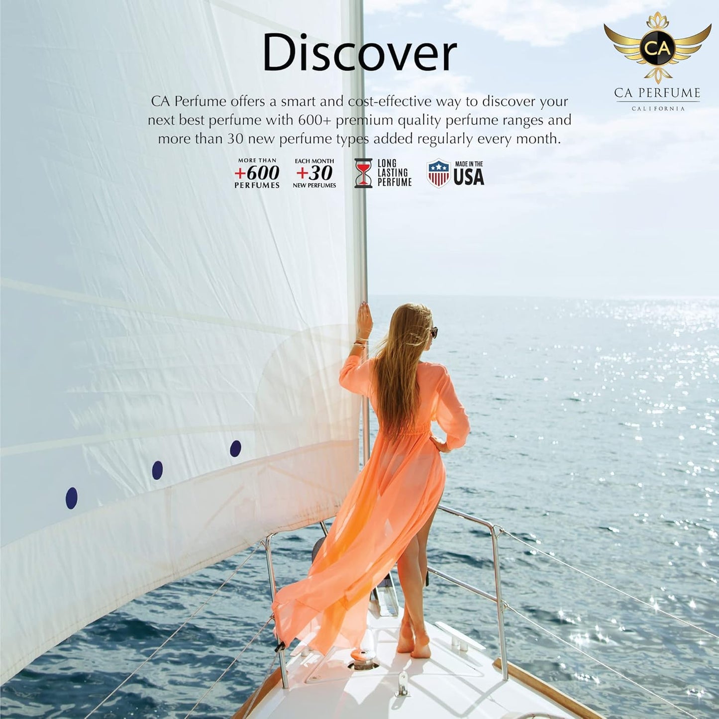 CA Perfume Impression of Soleil Neige For Women & Men Replica Fragrance Dupes Eau de Parfum Spray Bottle 3.4 Fl Oz/100ml