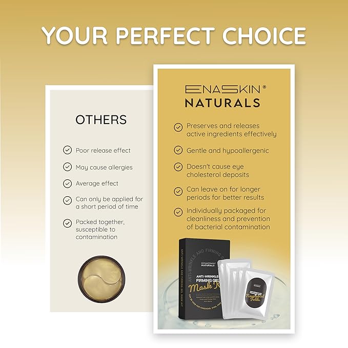 Enaskin Naturals Anti Wrinkle Face Patches Anti Wrinkle Gel Face Masks