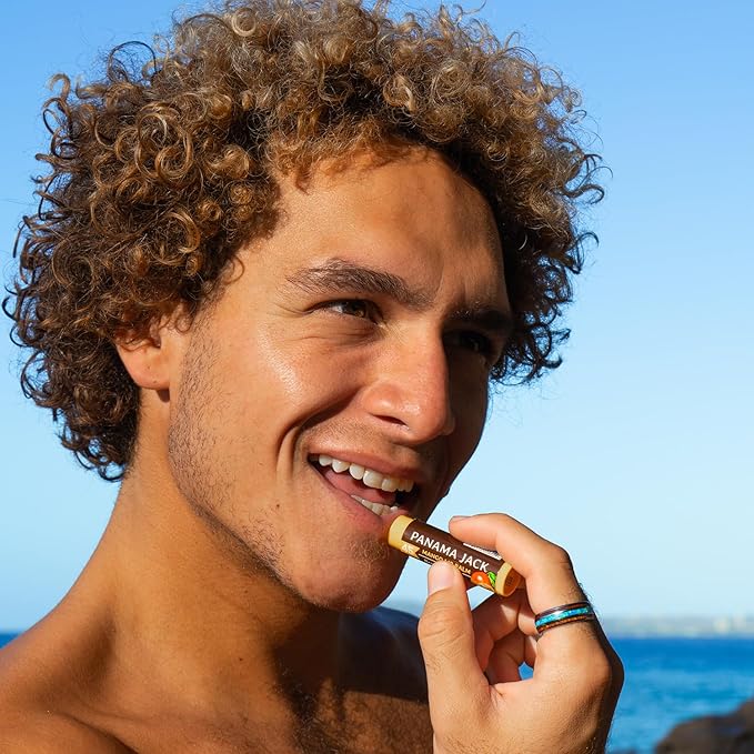 Panama Jack SPF 45 Lip Balm - Broad Spectrum UVA-UVB Sunscreen Protection, Prevents & Soothes Dry, Chapped Lips (Pack of 12, Mango)