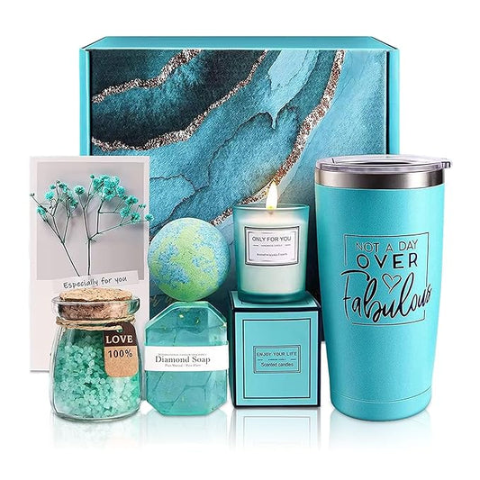 Spa Gift Basket Set for Women, Relaxing Self Care for Wife, Unique Gift Set for Best Friend, Sister - Great for Mother's Day , Birthday, Employee, Customer, Teacher, Nurse Appreciation Ultimate Set.