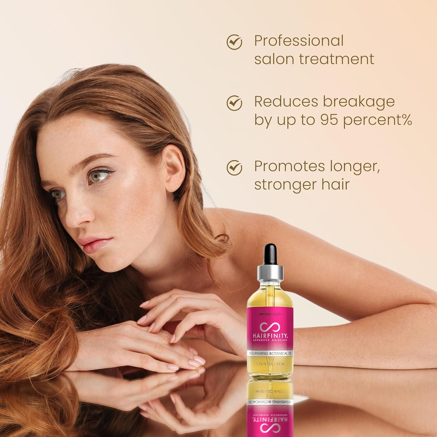 Hairfinity Botanical Hair Oil with Rosemary - Growth Treatment for Dry Damaged Hair and Scalp with Jojoba, Olive, Sweet Almond Oils - Silicone and Sulfate Free 1.76 oz