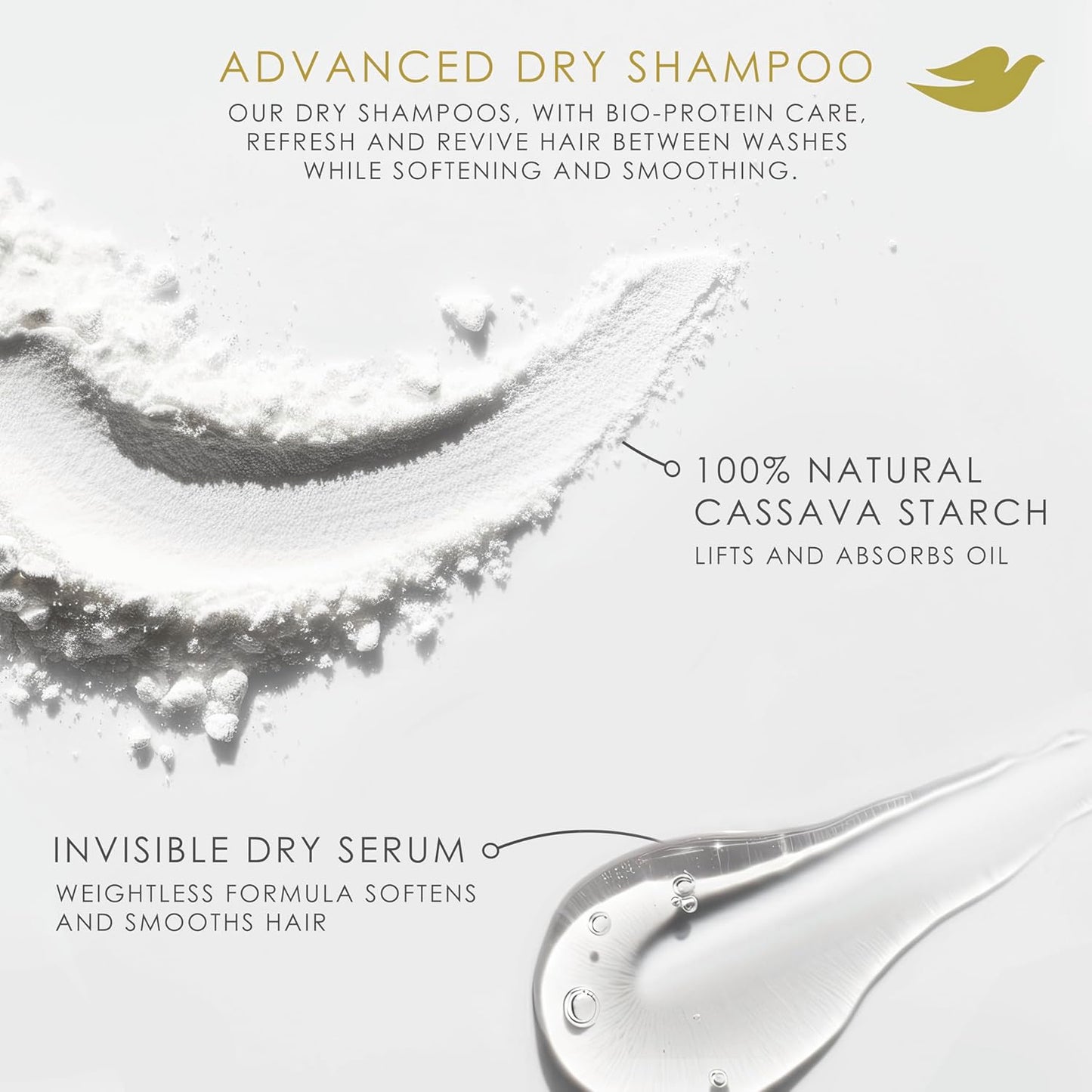 Dove Dry Shampoo Spray, Volume & Fullness, Absorbs Oil to Refresh Hair Without Washing, 5 oz (2-Pack)