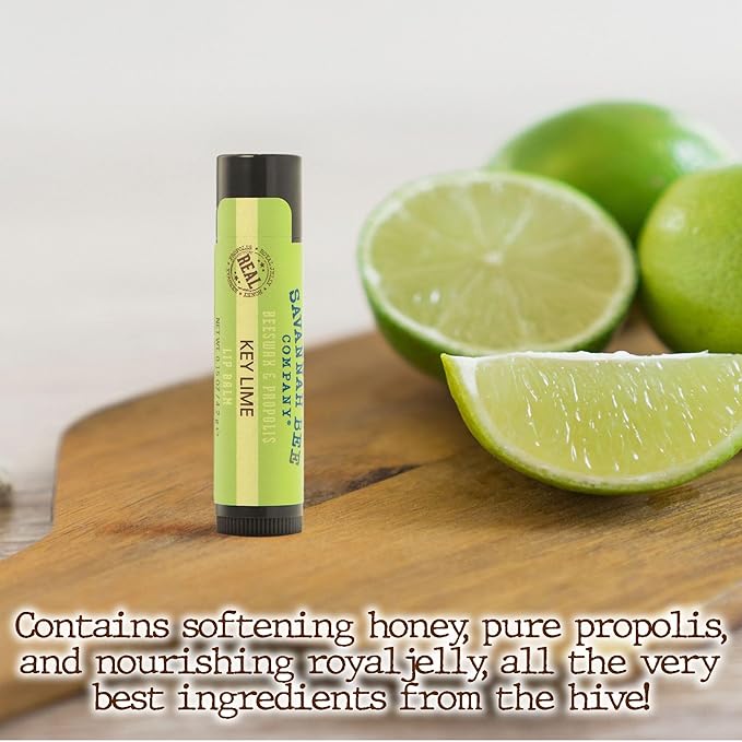 Savannah Bee Company Lip Balm - Lip Moisturizer for Chapped Lips - Hydrating Lip Balm with Pure Honey