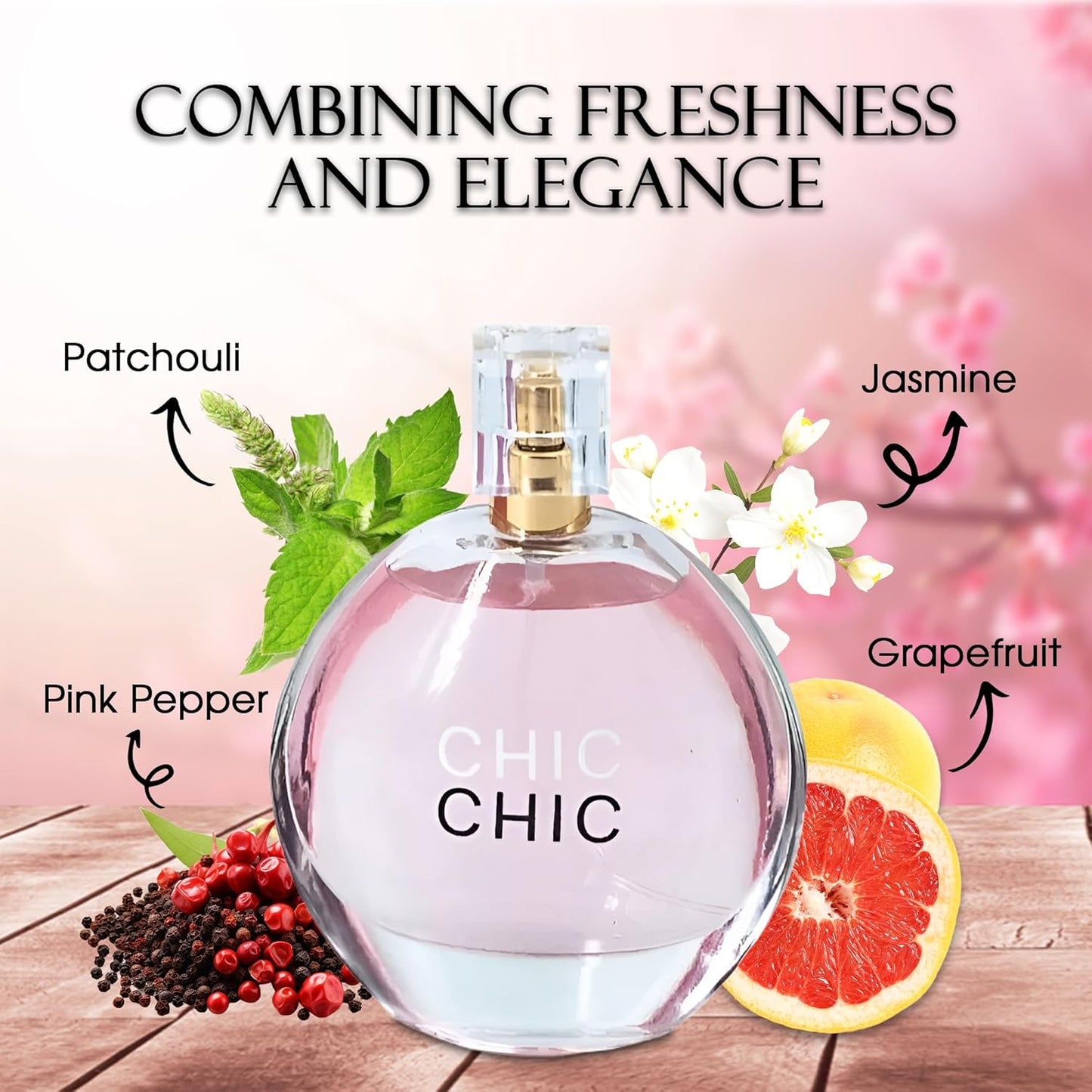 Perfume for Women,Captivating Scent for Confident Elegance Women's Fragrance,3.4 Fluid Ounce Eau de Parfum Daily Used(Chic)