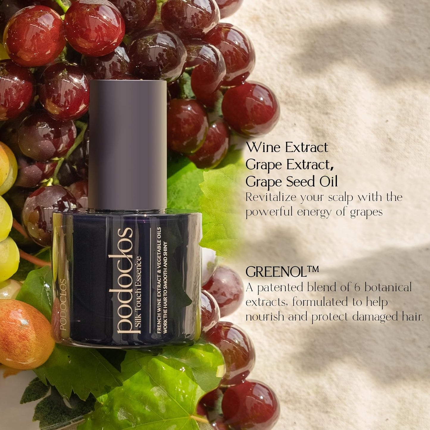 Silk Touch Essence | Lightweight Hair Oil Serum for Repair & Shine, Dermatologically Tested, with GREENOL® Botanical Complex, Made in Korea | 2.87 fl oz