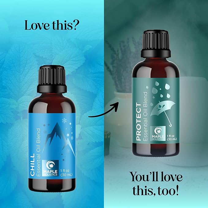 Mint Essential Oil Blend for Diffuser - Refreshing Mint Oil Diffuser Essential Oils with Cooling Peppermint Spearmint Bergamot and Eucalyptus Oils - Pure Aromatherapy Oils for Diffuser Mint Blend