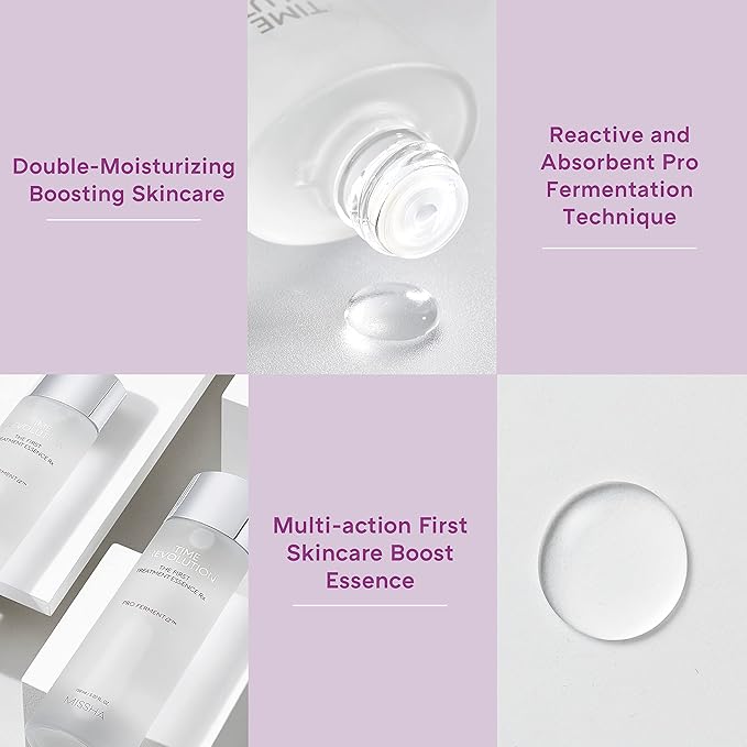 MISSHA Time Revolution The First Essence RX (4th Gen) 5.07 Fl oz/150ml, Korean Face Essence, Hydrating Facial Toner, Skin Smoothing & pH Balancing Toner for All Skin Types, Mother's Day Gifts