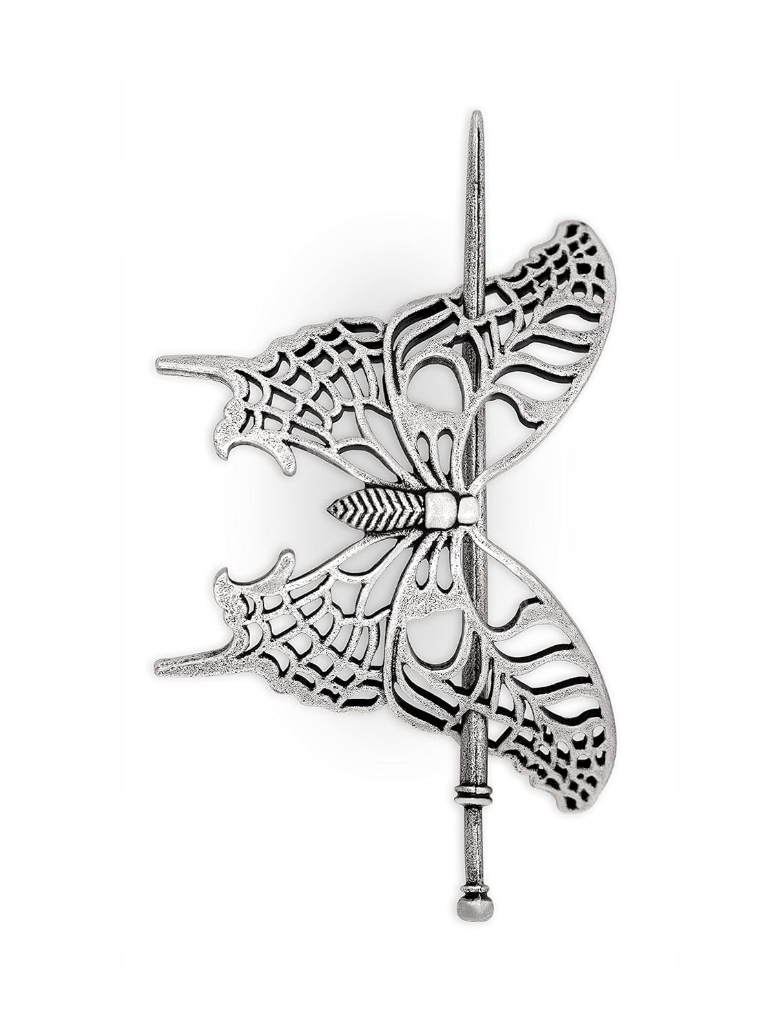 HAQUIL Vintage Antique Medieval Hollow Butterfly Hairpin Hair Stick Hair Accessory for Women
