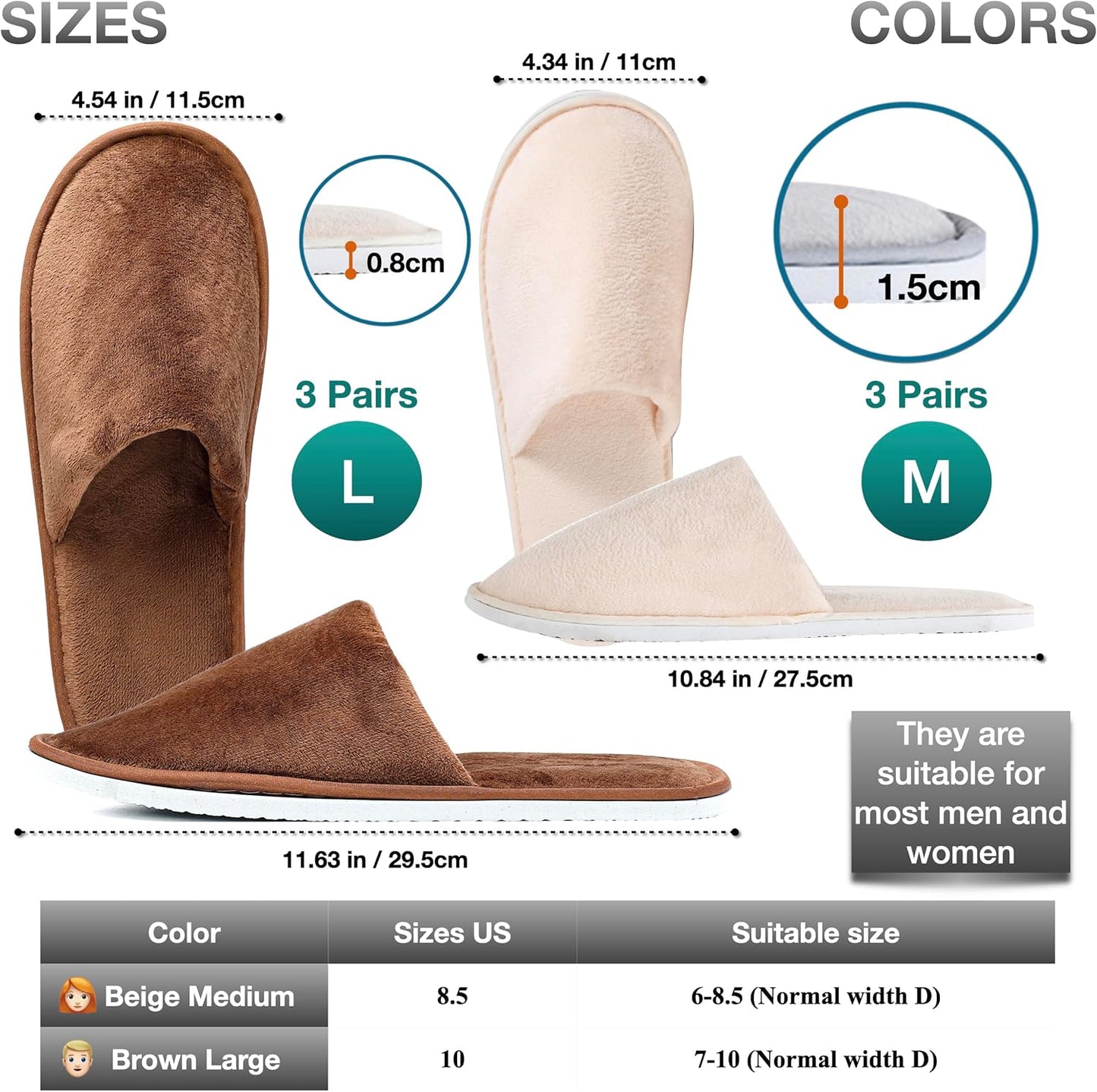 6-10 Pairs Spa Slippers, Non Slip Disposable Slippers For Guest, Washable Reusable, Which Can Be Used As Women Men, House, Indoor, Bathroom, Bedroom, Hotel, Bride Slippers