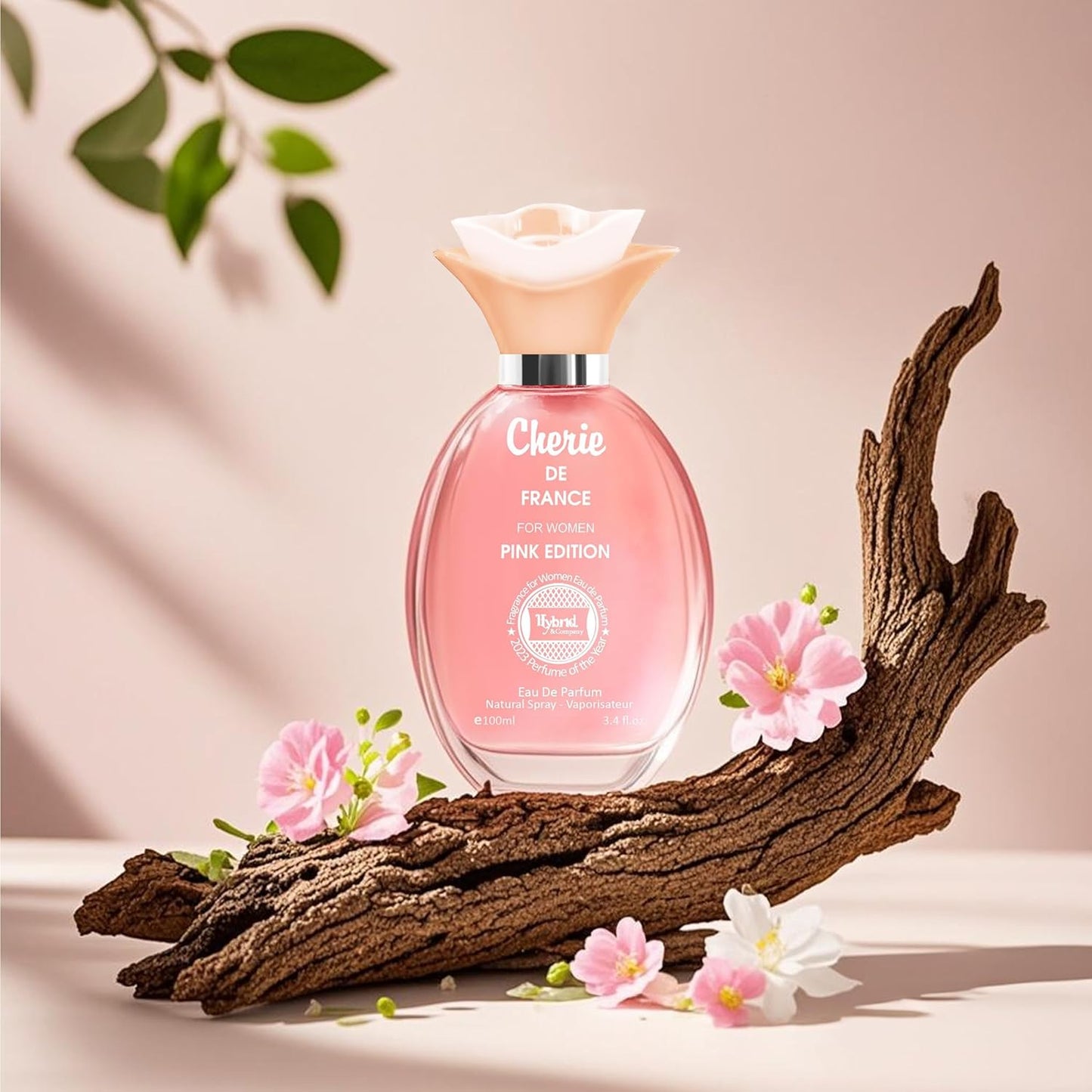 Hybrid & Company Cherie De France For Women Pink Edition Fruity Femininity Relaxed Scent Womens Perfume, 3.4 Fl Oz