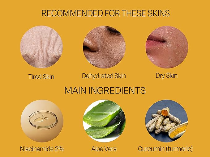 KINDIA Hydrating Sheet Mask with Niacinamide, Facial Masks for Women Skin Care Moisturizing Face Masks aura drip - 1 Count