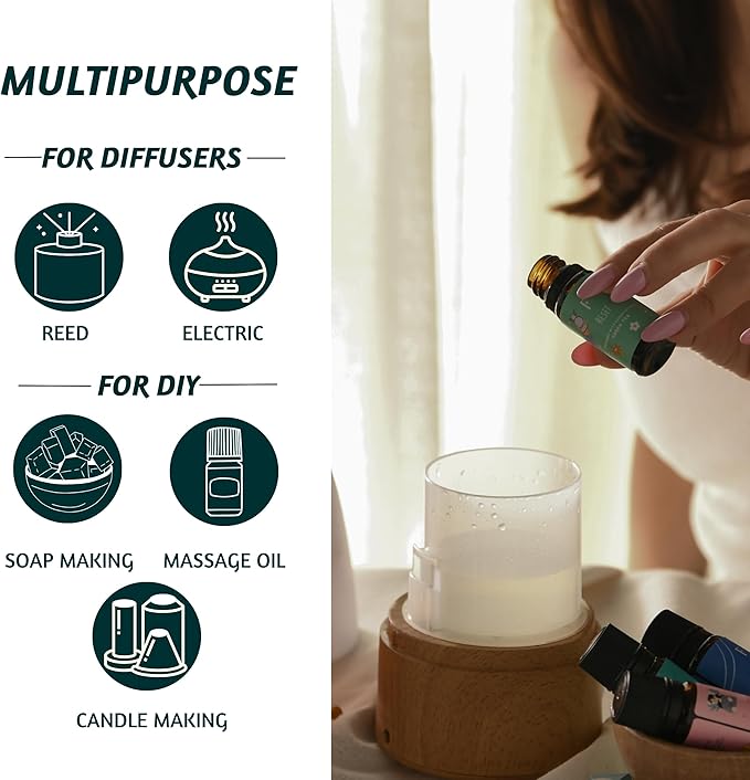 Folkulture Essential Oils for Diffuser Oil | Essential Oils Set of 3 Fragrance Oils | Diffuser Oils Scents for Home | Oil for Diffuser - Vanilla Caramel, Lavender Essential Oil