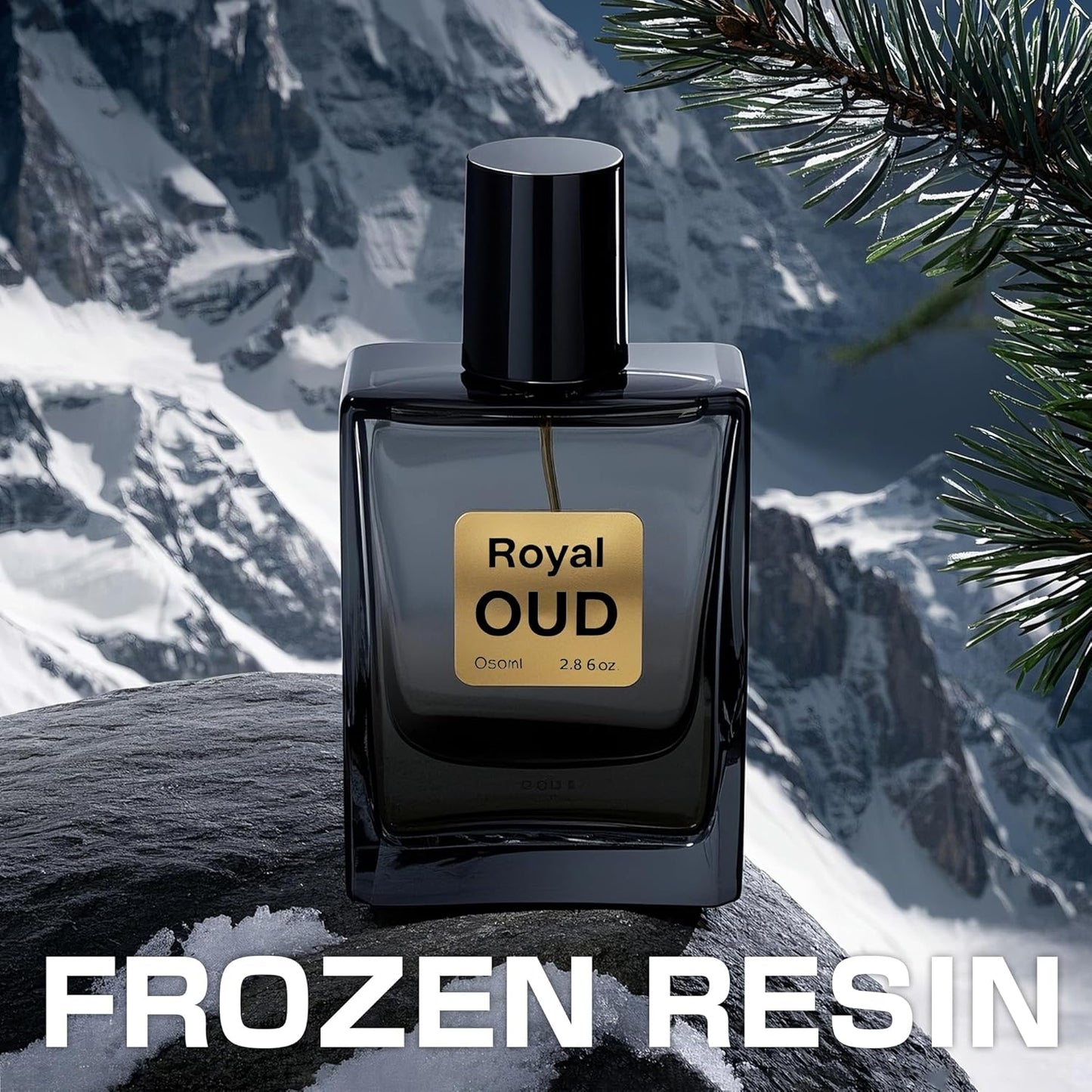 Royal OUD Cologne for Men Natural Eau de Toilette 3.4 Fl Oz with Sicilian Orange, Calabrian Bergamot & Vanilla Notes Fragrance Alcohol-Free Luxury Men's Perfume for Daily Use