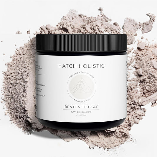 Organic Bentonite Clay 1 lb (16 oz) – Pure Mineral-Rich Detoxifying Clay Mask for Face, Body, And, Scalp, Helping In Natural Exfoliation, Deep Cleansing and Skin Revitalization