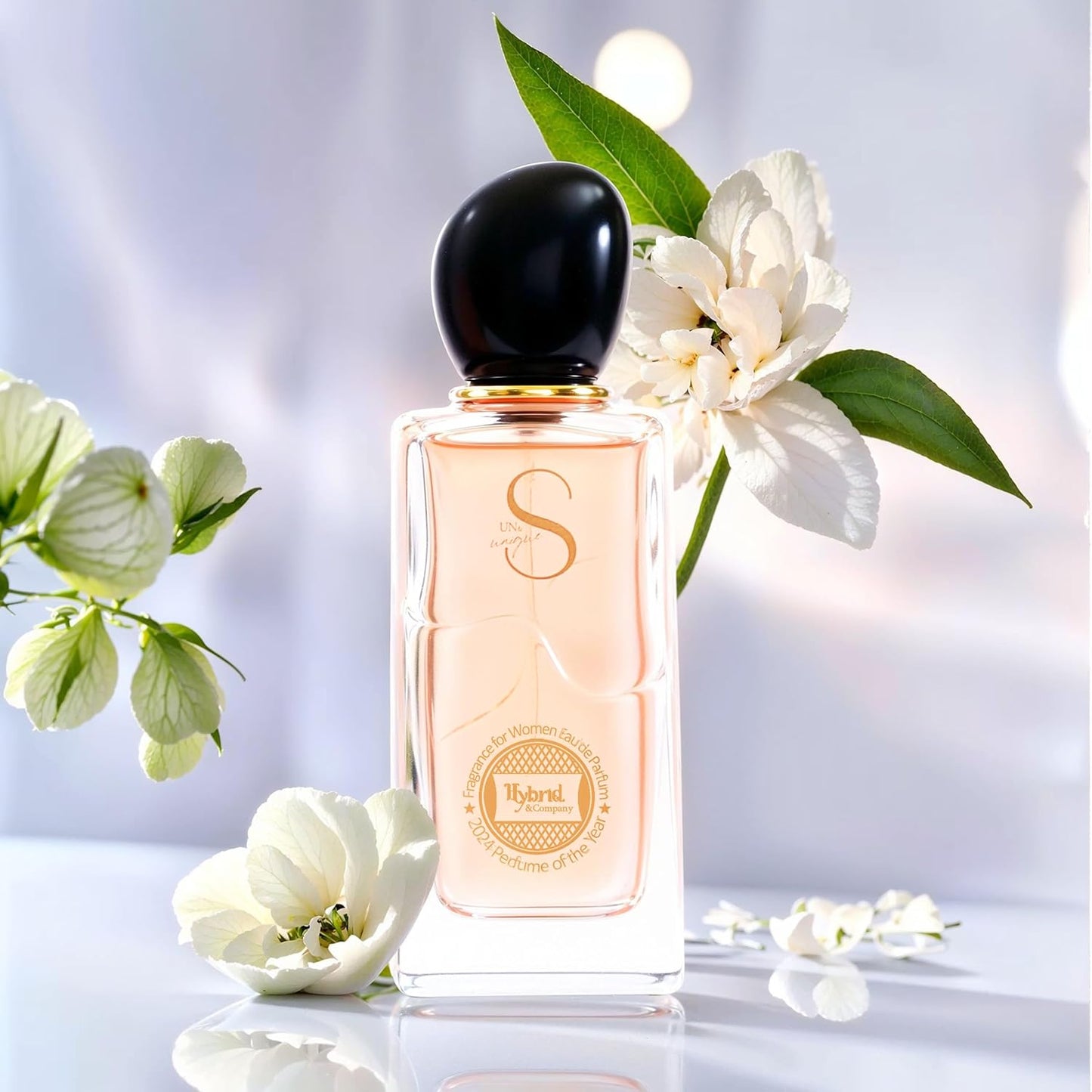 Hybrid & Company Women Sun&Unique Pour Femme Eau De Parfum Vaporisateur Natural Spray 3.4 Fl Oz