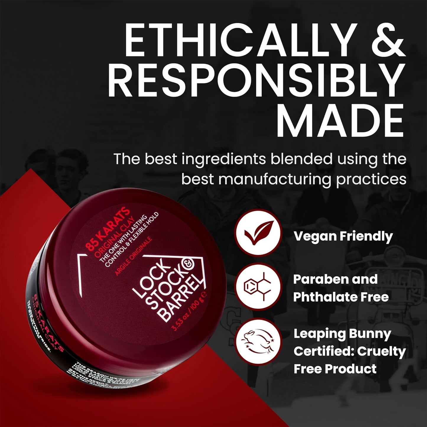 Lock Stock & Barrel 85 Karats Original Clay For Men 100 g