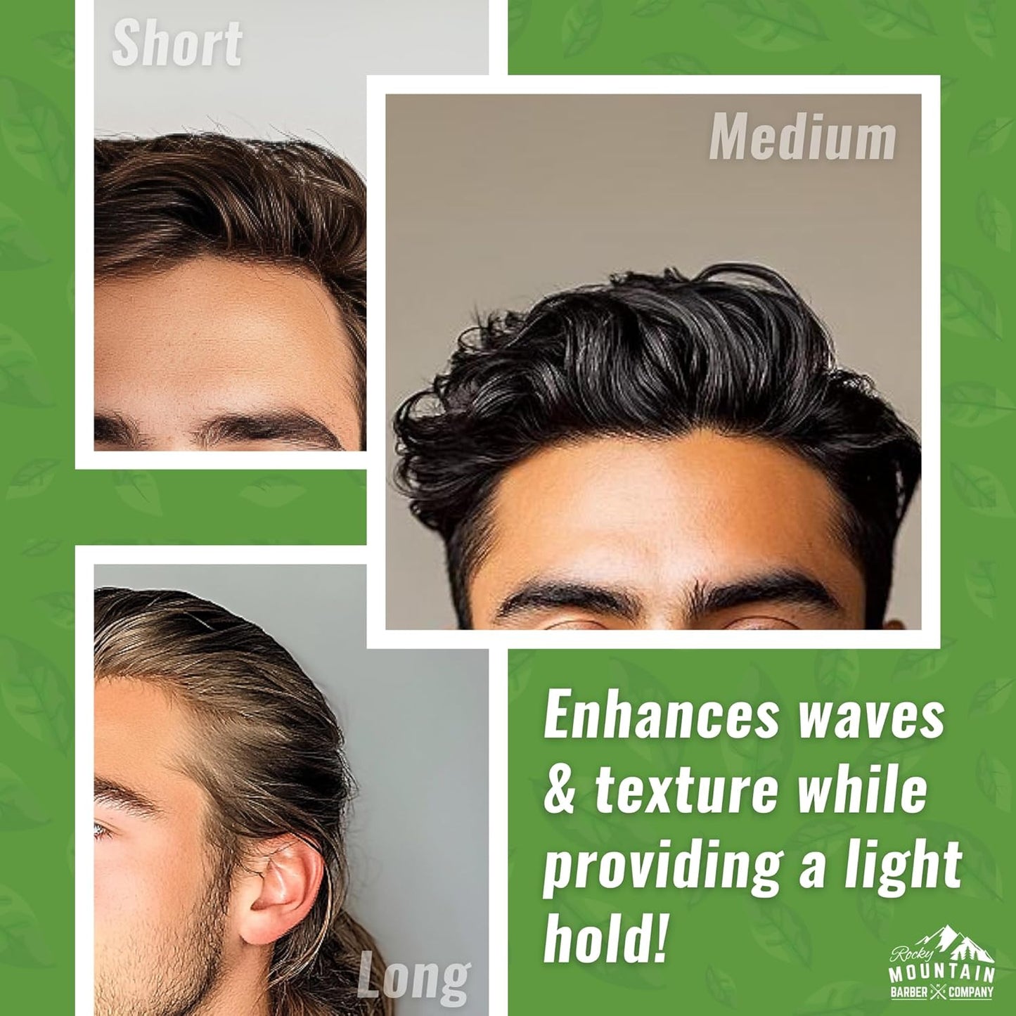 Rocky Mountain Barber Company Styling Hair Cream, White