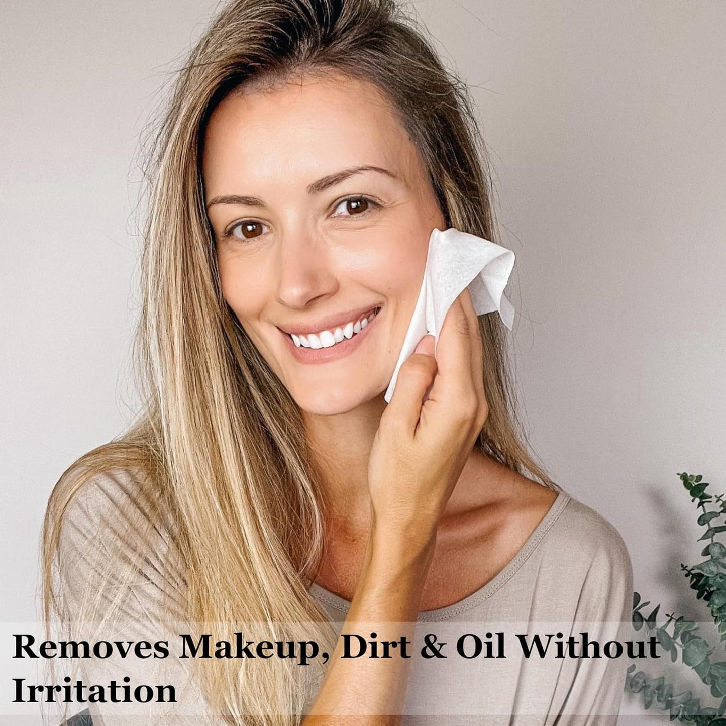 mivida Hypoallergenic Makeup Remover Wipes | 2 Pack of 25 Count With Hyaluronic Acid | Fragrance Free, Alcohol Free, Plant Based Wipes