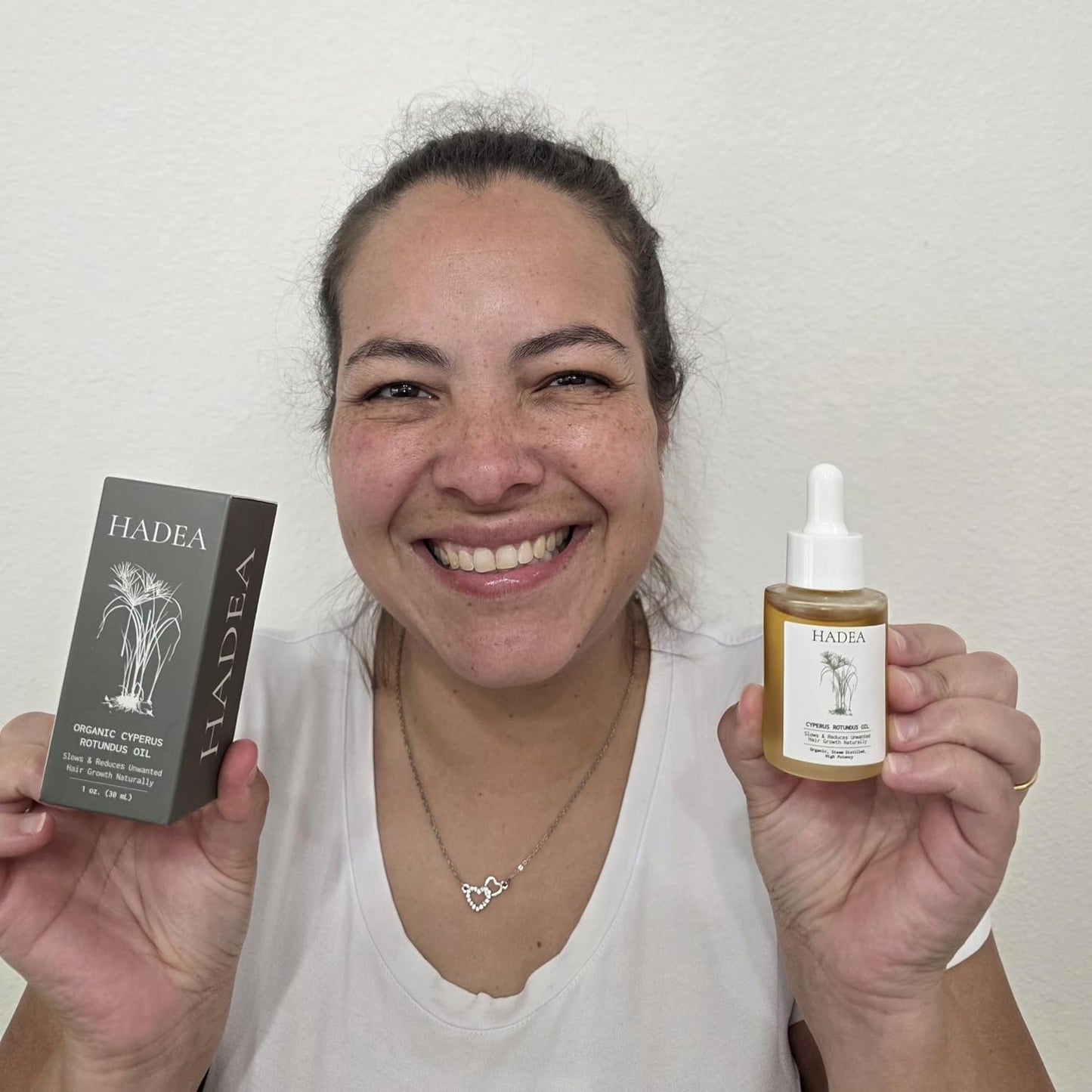 HADEA Cyperus Rotundus Oil to Reduce Hair Growth 100% Organic High-Potency Steam Distilled Cyprus Nutgrass Cypress Hair Inhibitor | Cypress Rotundus Oil For Pcos, Hirsutism, Any Unwanted Hair 30ml