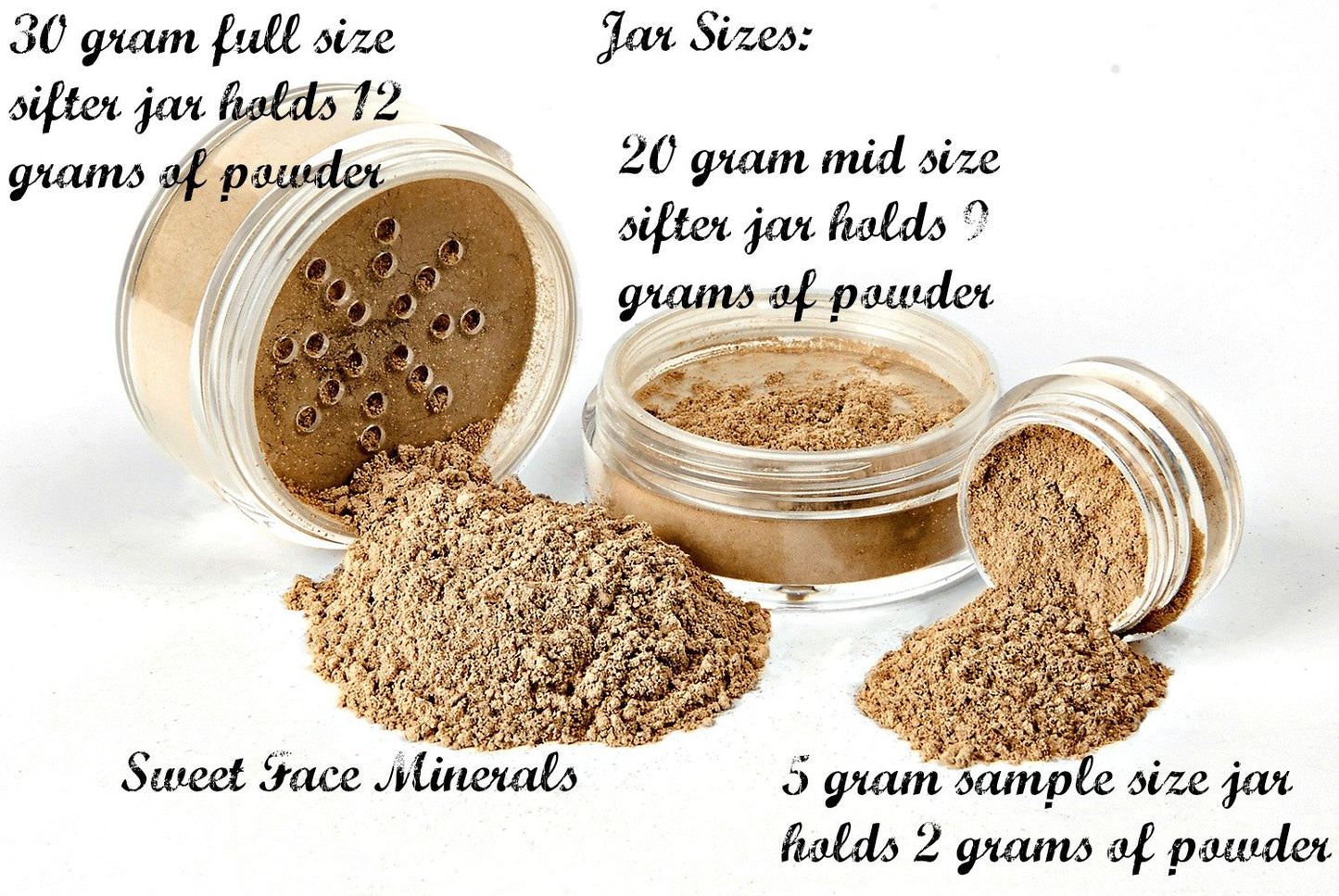 STARTER SET w/SETTING SPRAY MIST (COCOA) Mineral Makeup Kit Bare Face Matte Sheer Foundation Cover