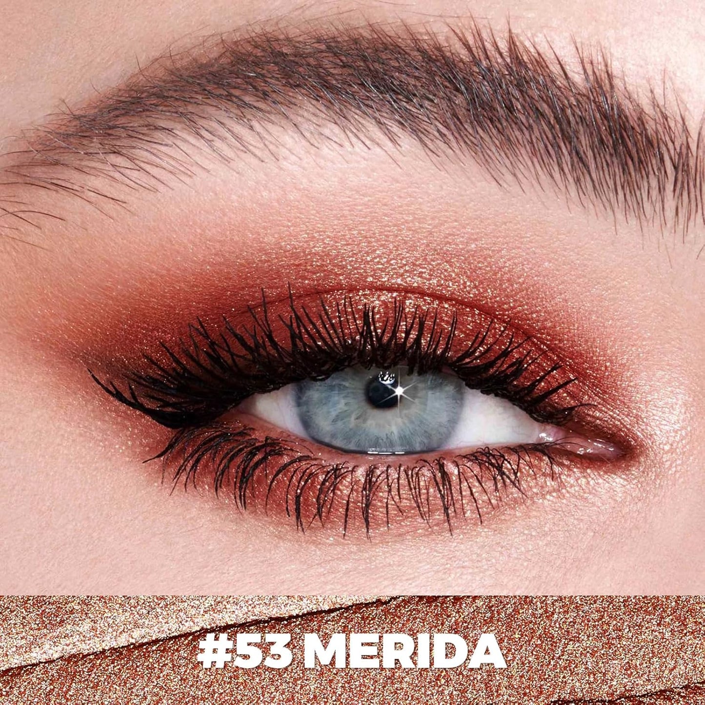 FOCALLURE Shimmer and Matte Cream Eyeshadow Stick,Smooth Brilliant Eye Brightener Pencil for Women,Long Lasting Waterproof Eye Shadow and Liners Makeup,Merida