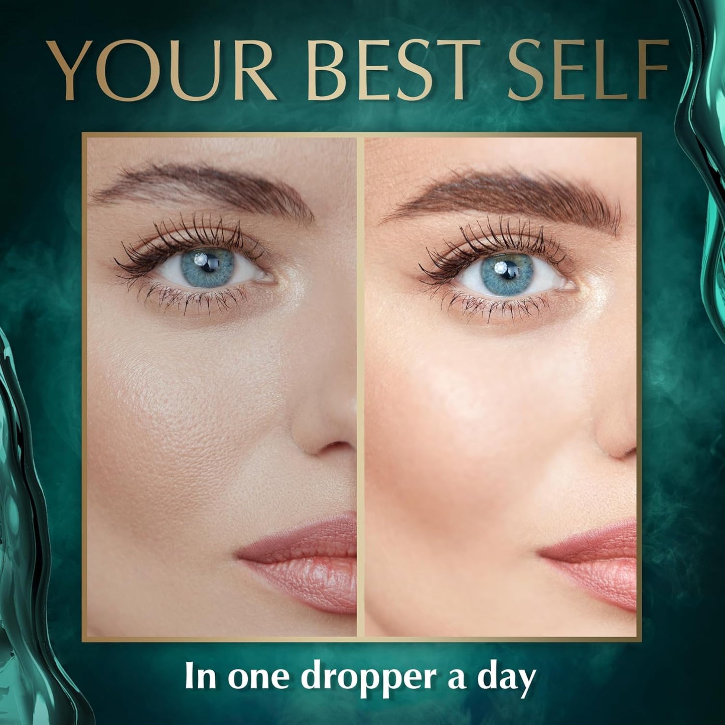 WILD FUEL Liquid Collagen Peptides with Biotin Vitamins for Hair Skin and Nails - 30,000mcg Liquid Collagen for Women and Men Plus Biotin - Lemon Flavor, up to 2-Month - 2 oz