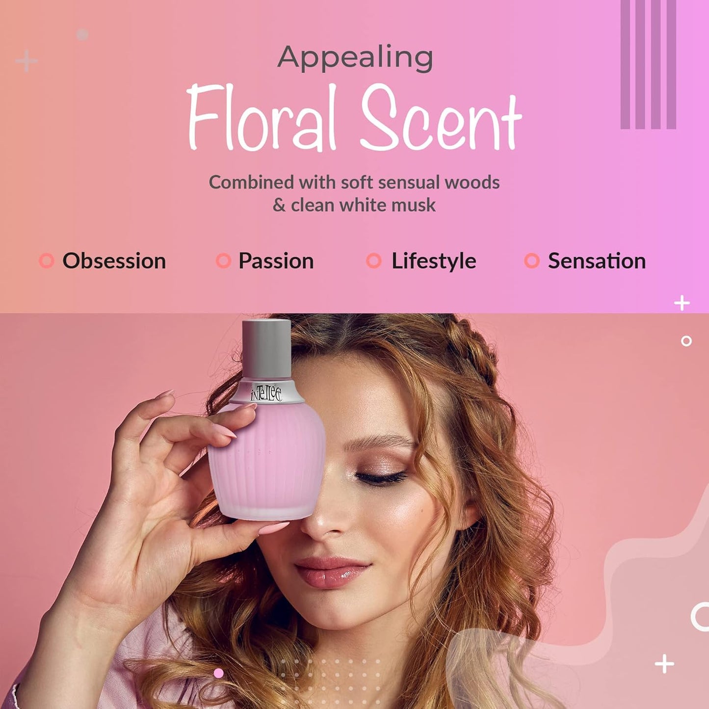 Perfume for Women – INSPIRED by A WORLD RENOWNED WOMEN'S PERFUME – Ambrette, Pear, Iris, Musk – Fresh, Floral, Woody, Long-Lasting Eau De Parfum 3.4 oz