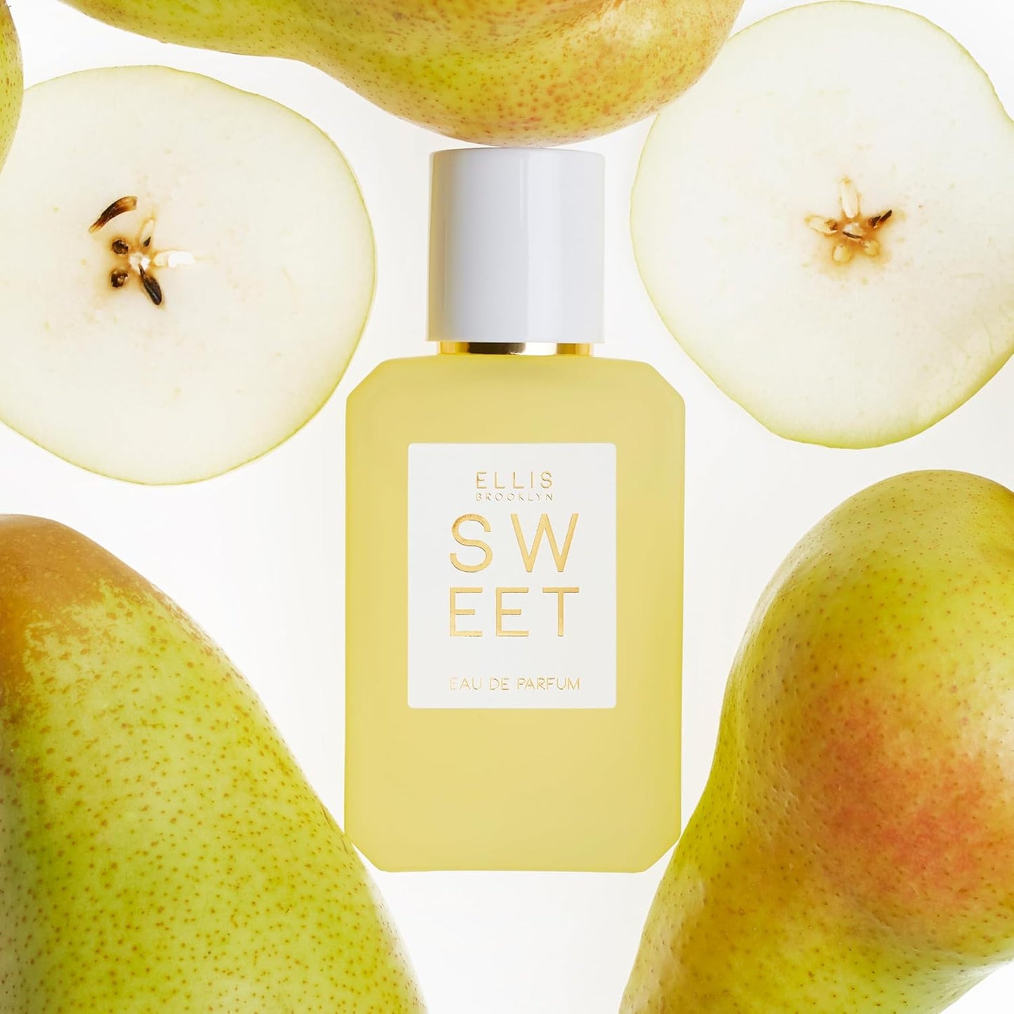 Ellis Brooklyn Sweet Eau de Parfum, Gourmand Perfume for Women with Pear, Marshmallow & Orris, Vegan, Cruelty-Free, Paraben-Free, Made in the USA, 50ml / 1.7oz