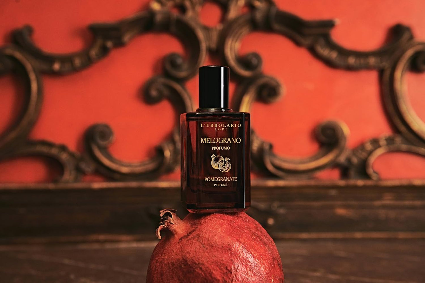 L'Erbolario Pomegranate Perfume - Perfume for Men and Women with Mandarin Orange, Lemon and Musk Notes - Fruity, Spicy Scented Mens Cologne - 3.3 oz