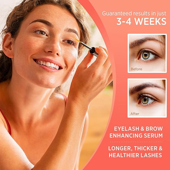Natural Vine Eyelash Growth Serum: Lash Enhancing Serum with Advanced Formula to Boost Longer Fuller and Thicker Looking Lashes - Vegan & Cruelty-Free for Sensitive Eyes 3mL 3 Months Supply