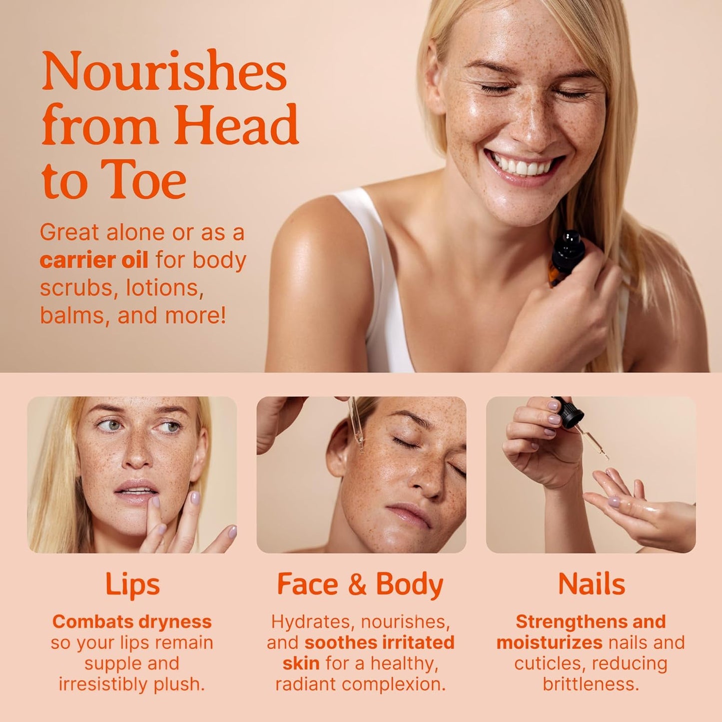 Bella Terra Oils Organic Rosehip Oil for Face, Pure Cold-Pressed Rose Hip Seed Oil for Skin & Hair, Natural Moisturizer & Anti-Aging Facial Oil 16oz