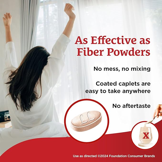 Fibercon (Caplets) Fiber Therapy for Regularity with Calcium Polycarbophil, 140 Count