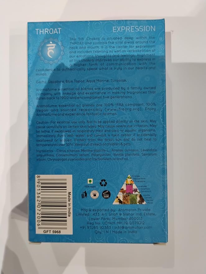 7 Chakra Essential Oil Roll-On Blend Gift Set by Aromafume | 7x 6ml/0.2 fl oz | Aromatherapy Oils for Meditation, Chakra Balance | Yoga & Reiki Gifts | Essential Oil Set for Plexus, Root Chakra & more