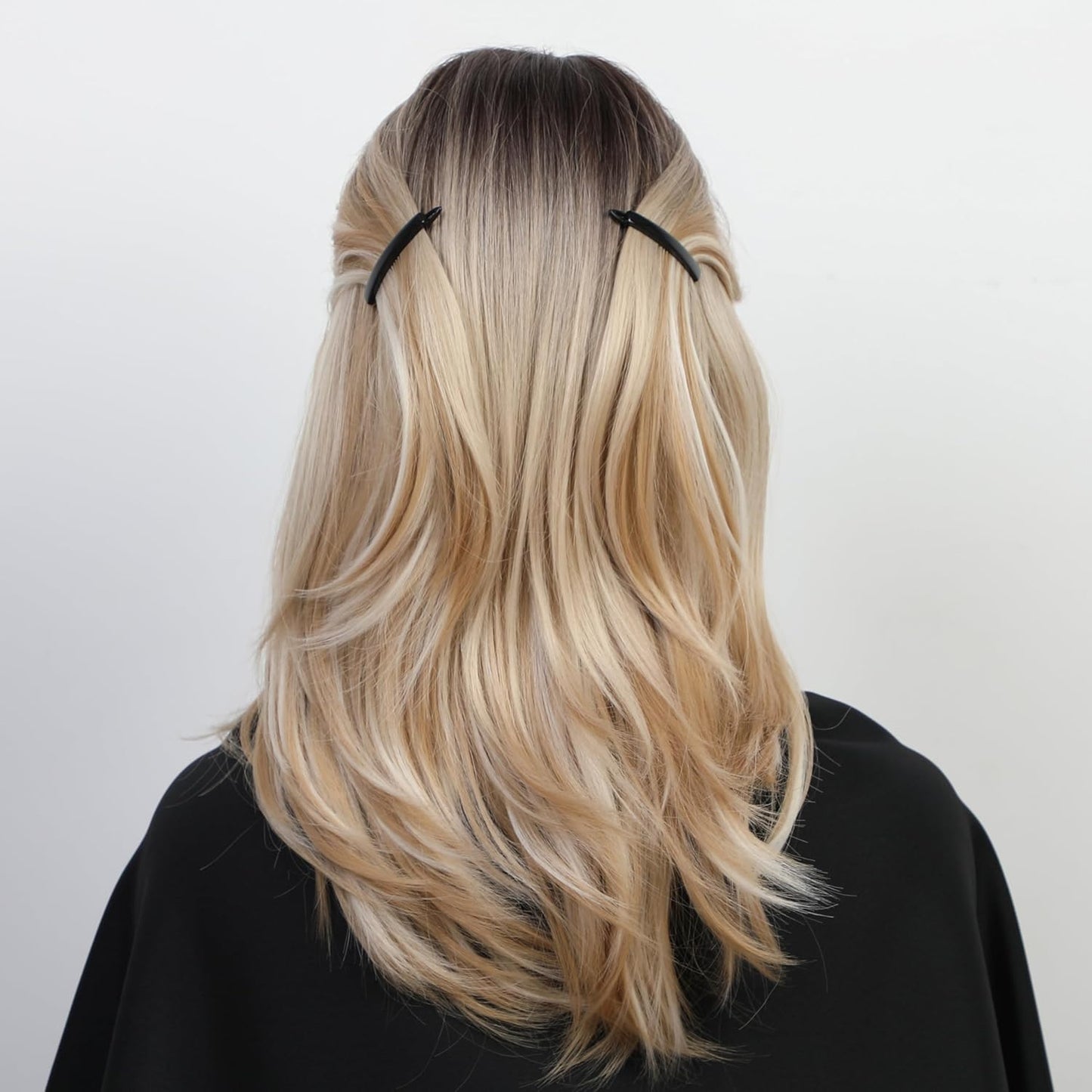 14pcs Hair Barrettes Set for Women and Girls, Hair Clips for Thick Thin Fine Hair, Non-metal Hair Accessories, Non-Slip Grip Handmade Snap Hairpin, BPA Free, Made in KOREA