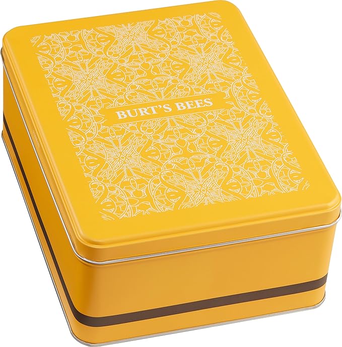 Burt's Bees Gifts Ideas - Classics Set, 6 Products in Giftable Tin – Cuticle Cream, Hand Salve, Lip Balm, Res-Q Ointment, Hand Repair and Foot Cream