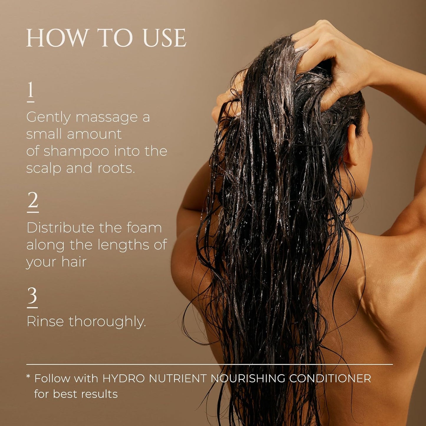 HADAT Hydro Nourishing Moisture Shampoo – Salon-Grade Sulfate-Free, For Dry, Frizzy, or Color-Treated Hair – Deep Hydration, Shine & Smooth Finish – Professional Haircare (8.45 Fl Oz)