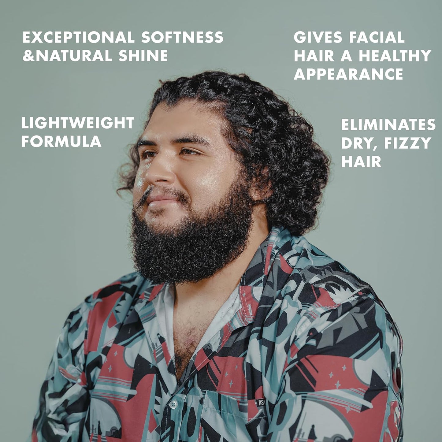 Hanz de Fuko Vegan Hair and Beard Oil – Supports Growth, Beard Health and Softer, Smoother Hair – Hydrating Formula with Argan & Jojoba Oil, Vitamin E and Grape Seed Extract –1.76 oz., Travel Size