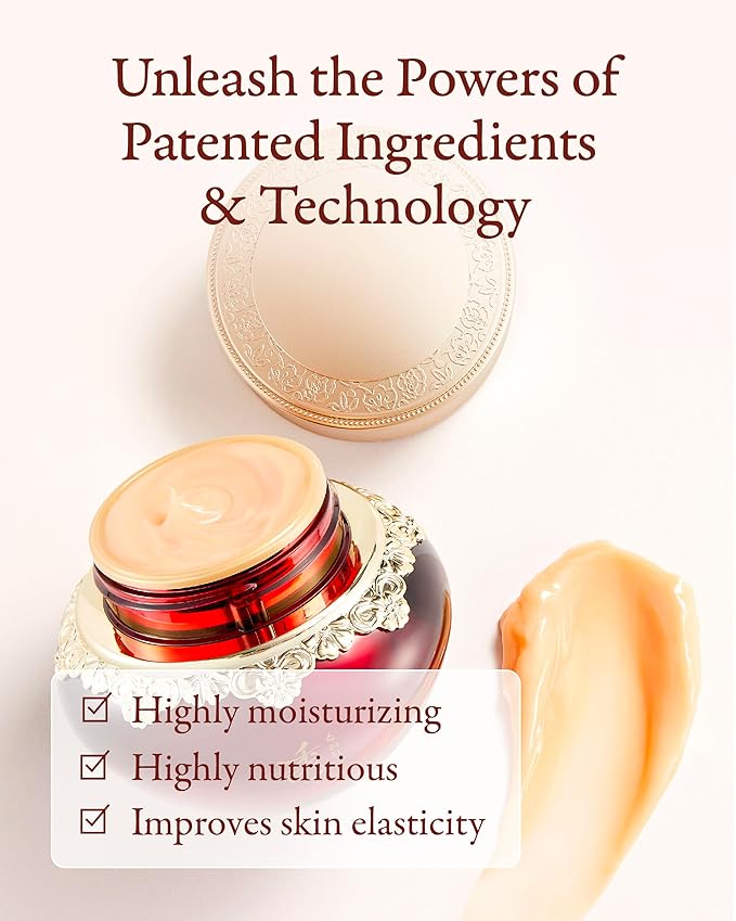 Sooryehan Hyobidam Fermented Cream (1.7fl oz) - Korean Facial Care. Face Moisturizer for Women. Wrinkle Cream for Women, Night Cream for Face with Wild Ginseng & Snow Fungus.