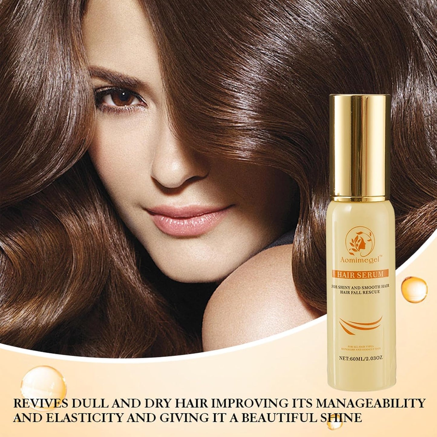 Argan Hair Oil Hair Serum Cold Pressed Weightless Argan Oil Hair Treatment for Dry Damaged Hair 2 floz