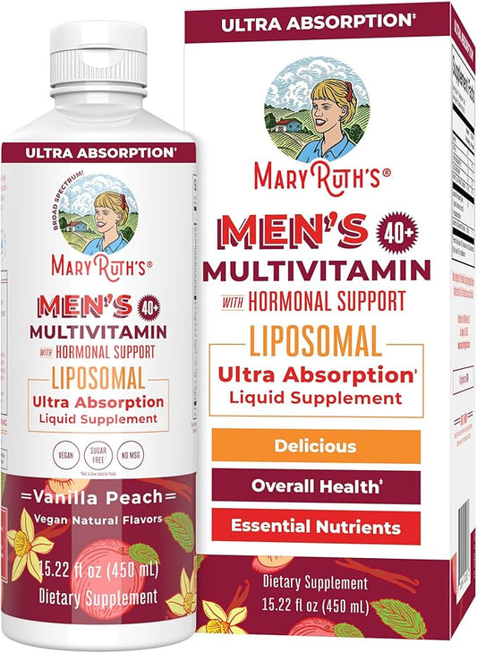 MaryRuth Organics Men's 40+ Multivitamin Liposomal 15.22oz