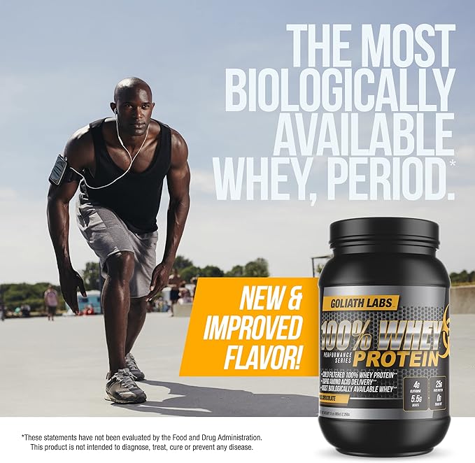 Goliath Labs ⧫ 100% Whey Protein Powder 10 lb (Vanilla)