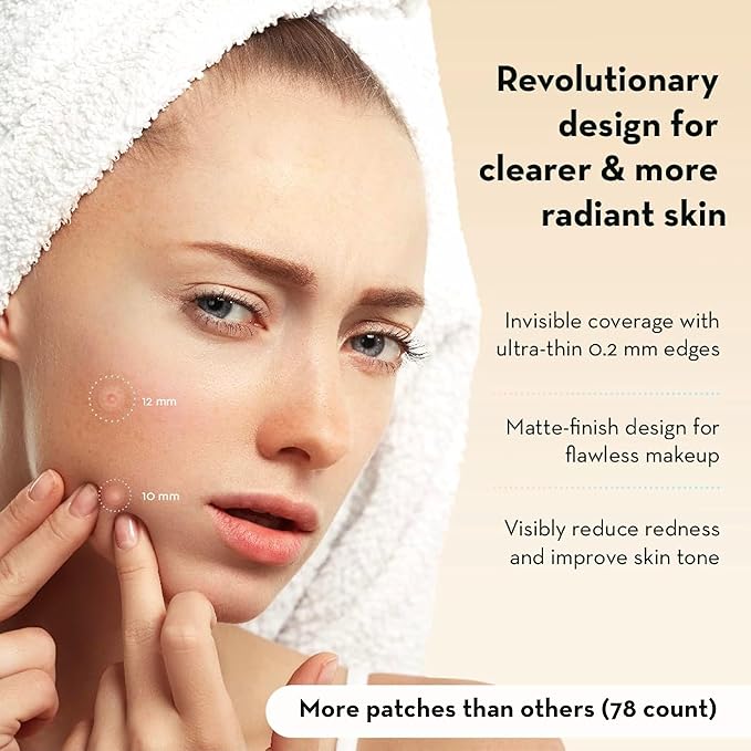 LE GUSHE Korean Pimple Patches for Face (78 Dots) - Hydrocolloid Acne Patches with Tea Tree Oil - Invisible Zit Stickers - Dermatologist Tested - Korean Skin Care
