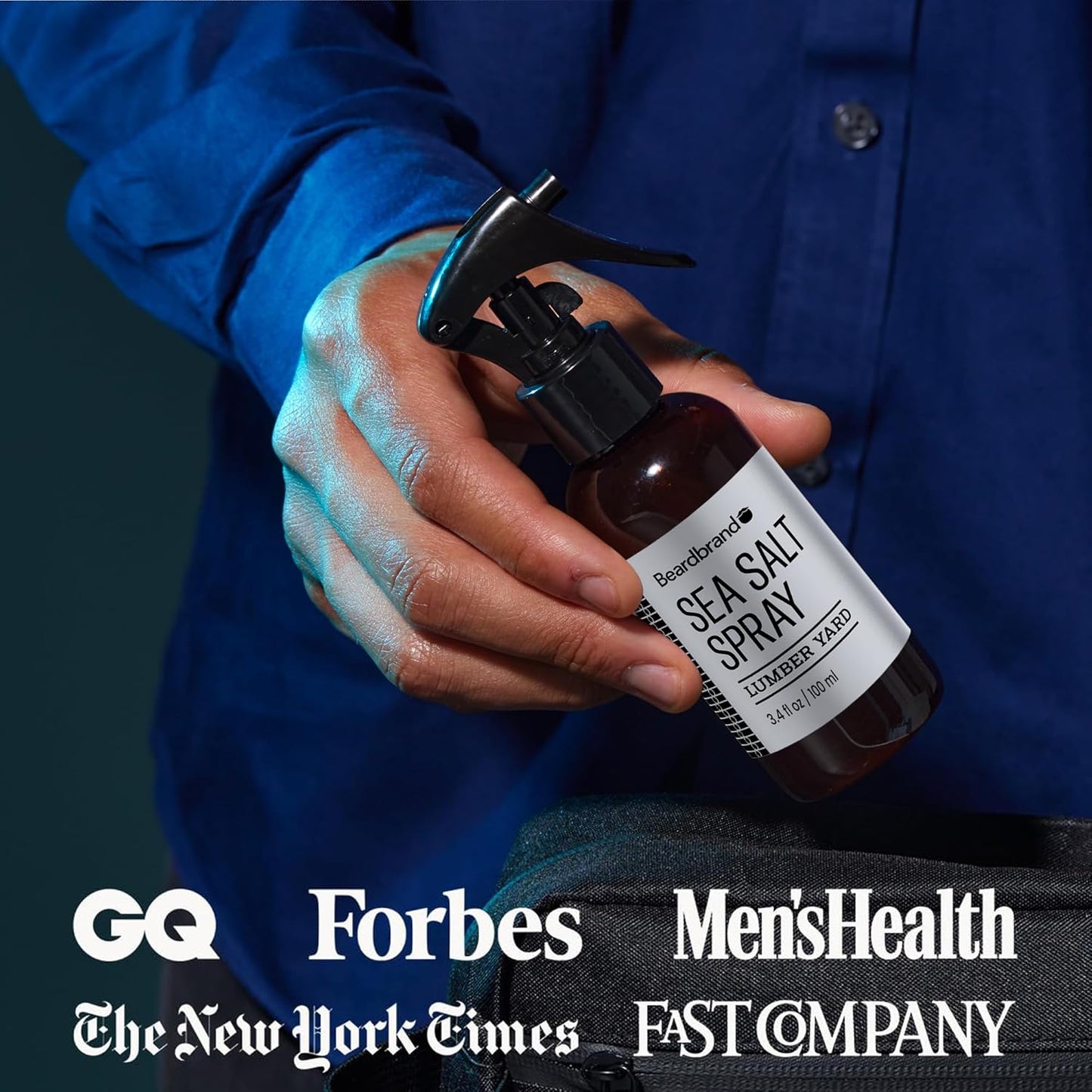 Sea Salt Spray for Men – Hair Texture Spray Adds Instant Volume, For Lightweight Natural Textured Look, Lumber Yard Scent, Achieve Effortless Style & All-Day Hold