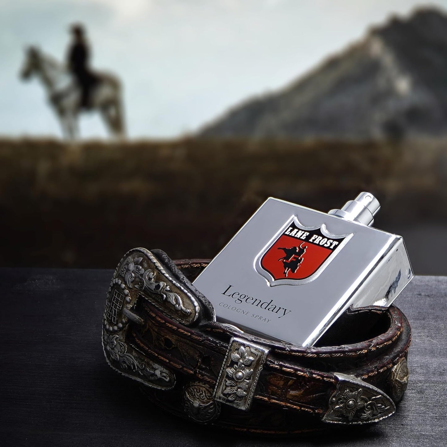 Lane Frost Legendary Cologne, Chrome Version, New Scent, Men's Fragrance, 3.4 Fl Oz (Pack of 1)