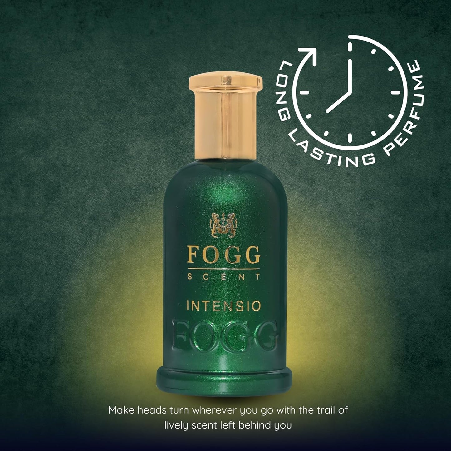 FOGG Intensio Eau de Parfum for Men | Long-Lasting Perfume with Mandarin, Lemon & Neroli Notes | Fresh, Masculine Fragrance | Gift-Ready Cologne – 3.38oz (100ml)