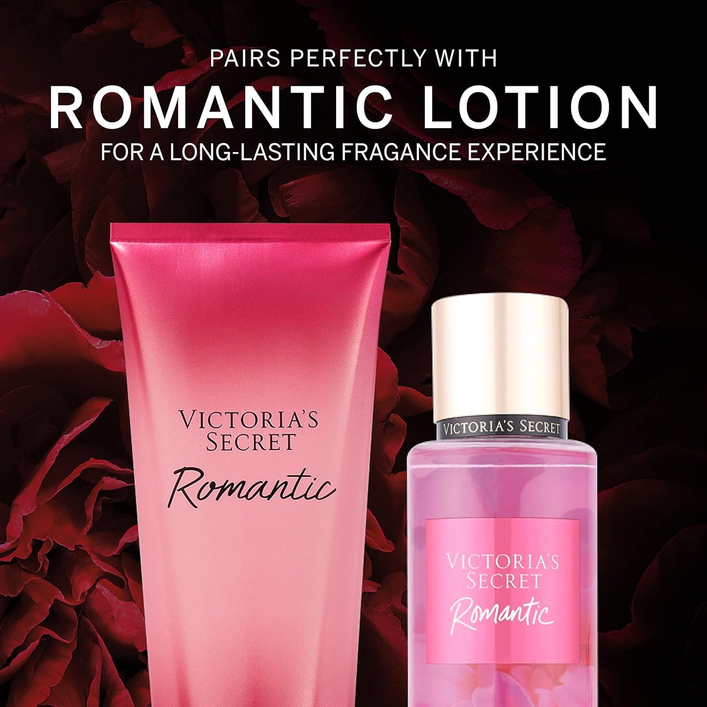 Victoria's Secret Romantic Body Mist, Spray for Women (8.4 oz)