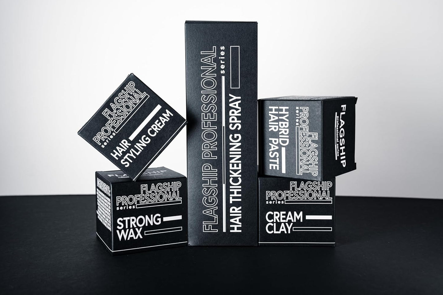 FLAGSHIP Handmade Strong Wax - High Hold Hair Styling Product for Men & Women - Matte Finish & All-Day Control - Ideal for Fine & Thin Hair - Professional Grade Wax Cream (4.5oz)