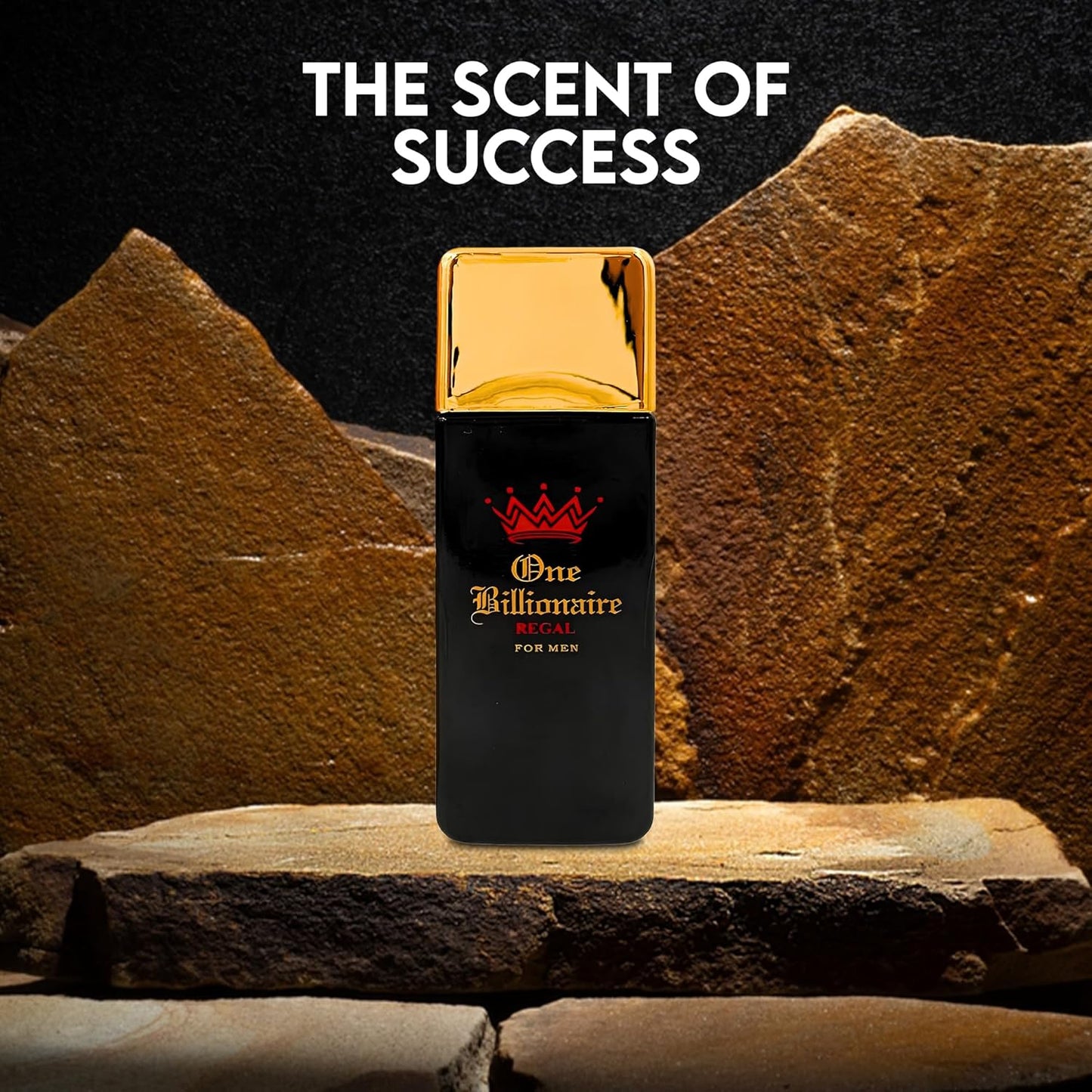 One Billionaire Sensual Woody Fragrance for Men | Long Lasting Cologne Aromatic Scent, Eau de Parfum Natural Spray - Great Holiday Gift, 3.4 Fl Oz/100 Ml