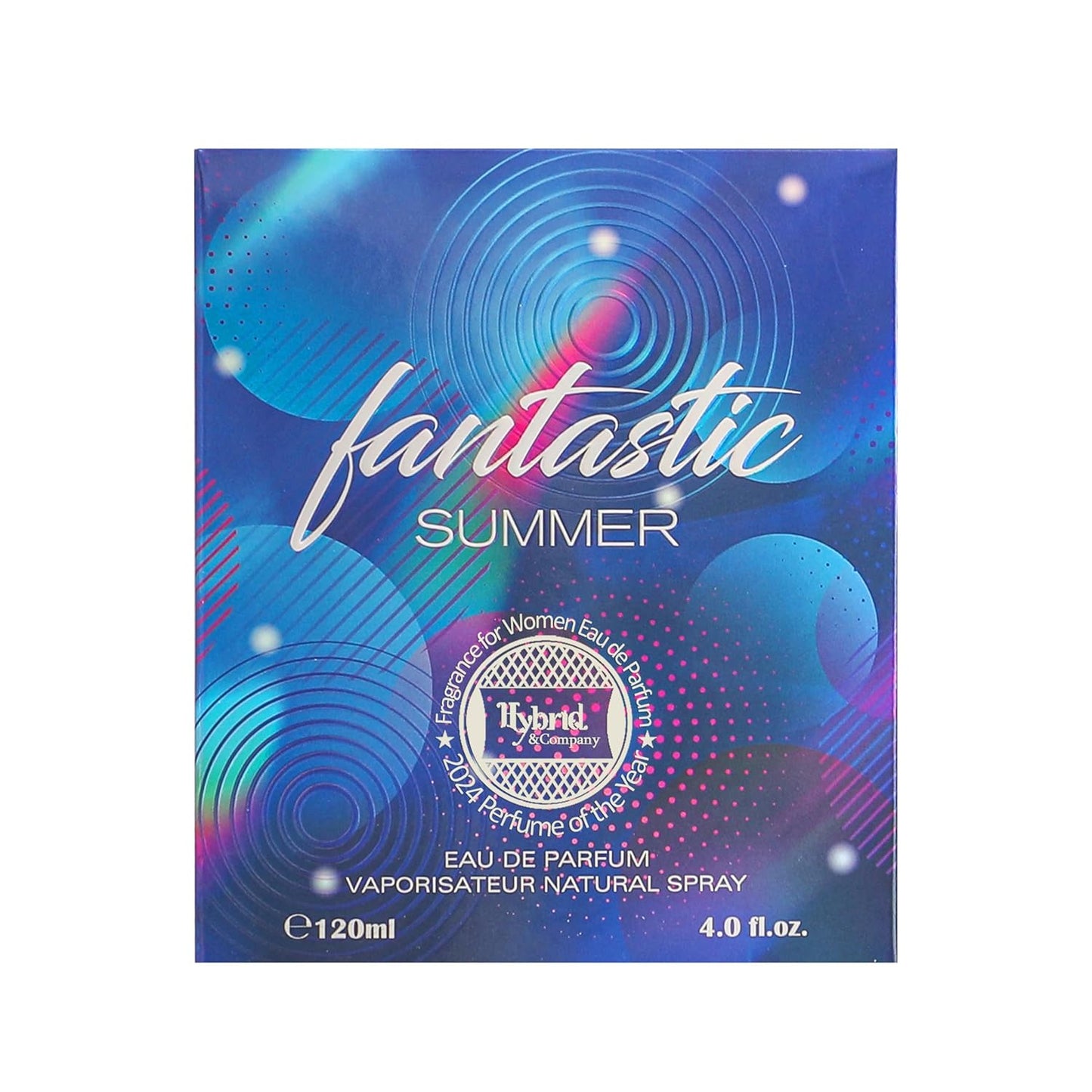 Hybrid & Company Women Fantastic Summer Midnight Eau De Parfum Vaporisateur Natural Spray 4.0 Fl Oz