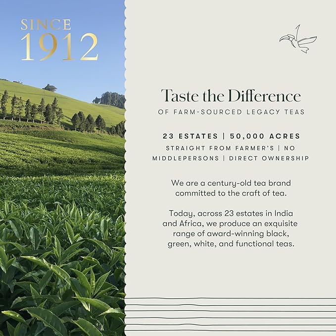 Luxmi Estates - Organic Peppermint Tea with Natural Vanilla Extract - Loose Leaf - 25g (12 Cups) Tea Bags, Limited Fall Tea With the Natural Sweetness of Vanilla, Perppermint Aids Digestion